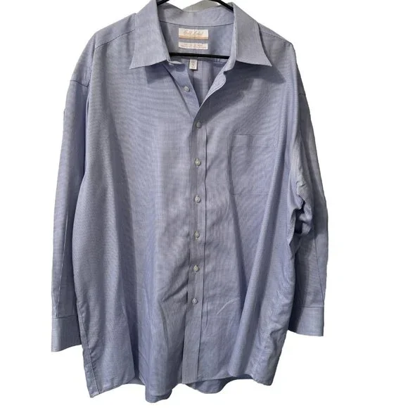 roundtree dress shirts Amazon.com: Gold Label Roundtree & Yorke Big and Tall Wrinkle Free Shirts Long Sleeve Button Down Casual Dress Shirt with Pocket (Rich Brown 046 Multi, XX-Large Big, 2XB) : Clothing, Shoes &